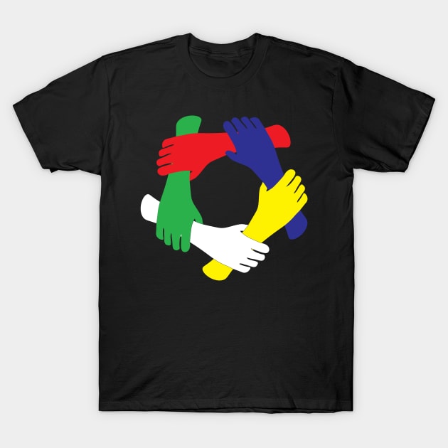 Symbol inspired by Order of Eastern Star logo - It's teamwork! T-Shirt by NxtArt